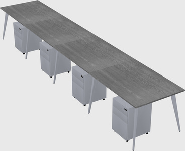 Modern rectangular office desk