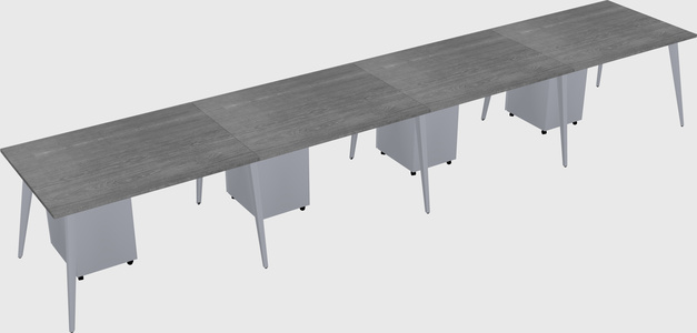 Modern rectangular office desk
