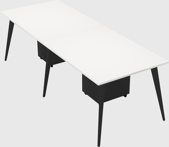 Modern rectangular office desk