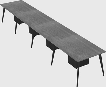 Modern rectangular office desk
