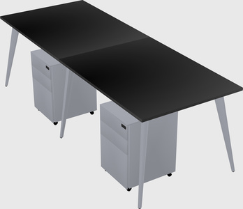 Modern rectangular office desk