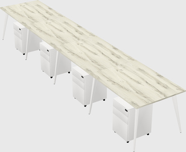 Modern rectangular office desk