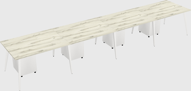 Modern rectangular office desk