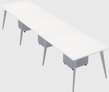 Modern rectangular office desk
