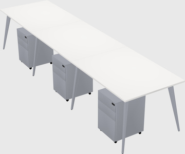 Modern rectangular office desk