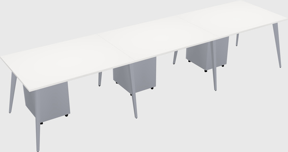 Modern rectangular office desk