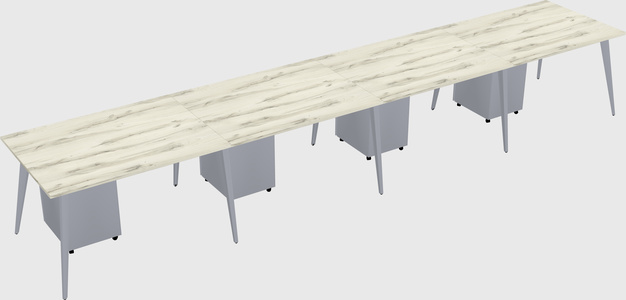 Modern rectangular office desk