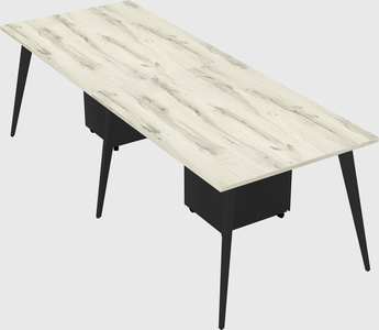 Modern rectangular office desk