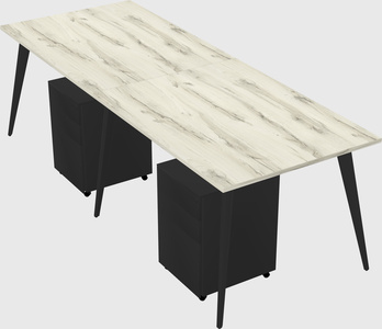 Modern rectangular office desk