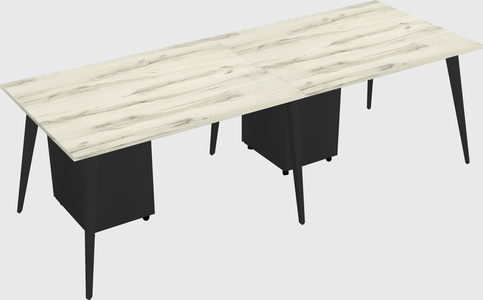 Modern rectangular office desk