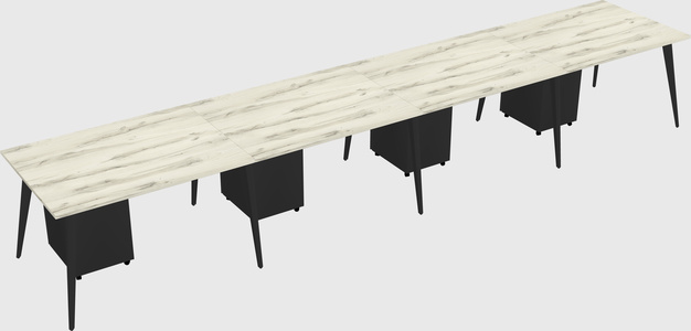 Modern rectangular office desk