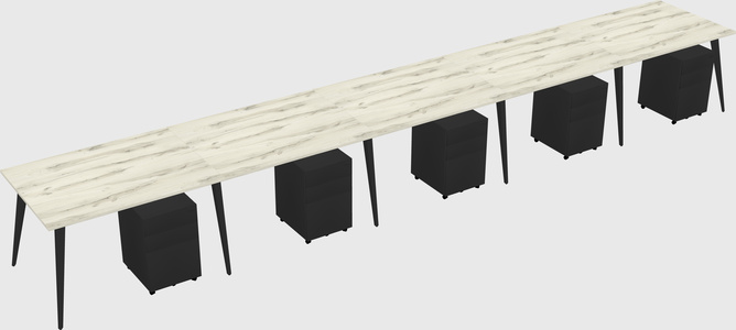 Modern Rectangular Office Desk
