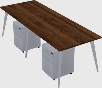 Modern rectangular office desk