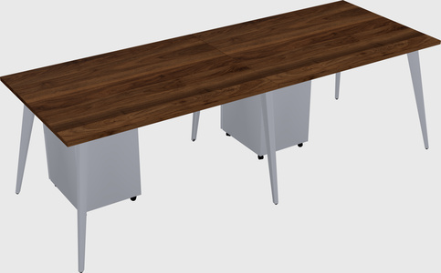 Modern rectangular office desk