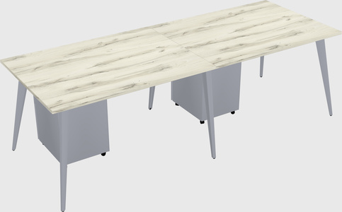 Modern rectangular office desk