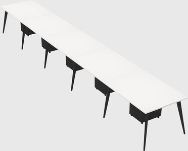 Modern rectangular office desk