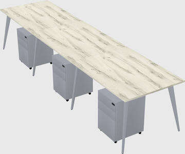 Modern rectangular office desk