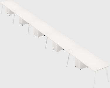 Modern rectangular office desk