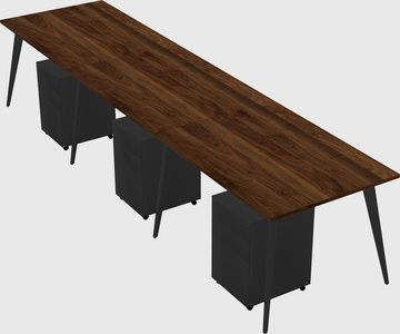 Modern rectangular office desk