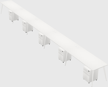Modern rectangular office desk