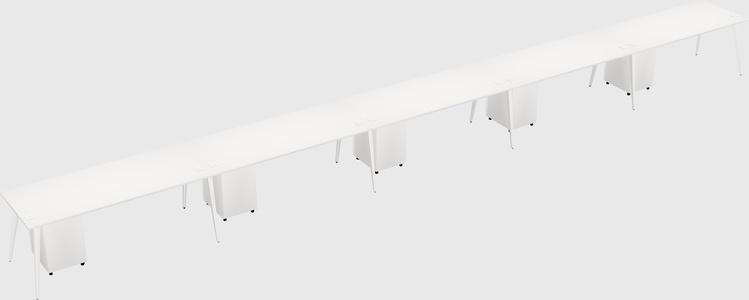 Modern rectangular office desk