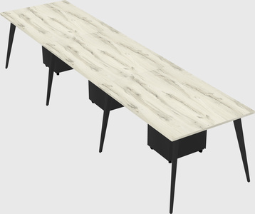 Modern rectangular office desk