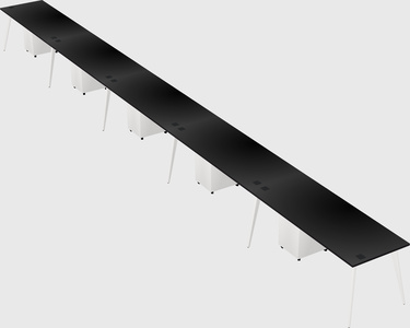 Modern rectangular office desk