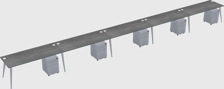 Modern Rectangular Office Desk