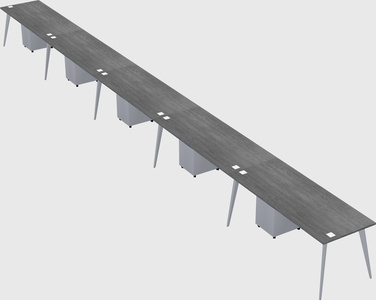 Modern rectangular office desk