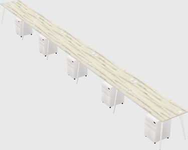 Modern rectangular office desk