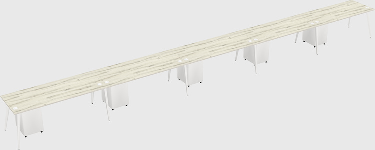 Modern rectangular office desk
