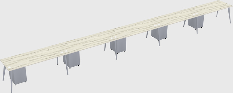 Modern rectangular office desk