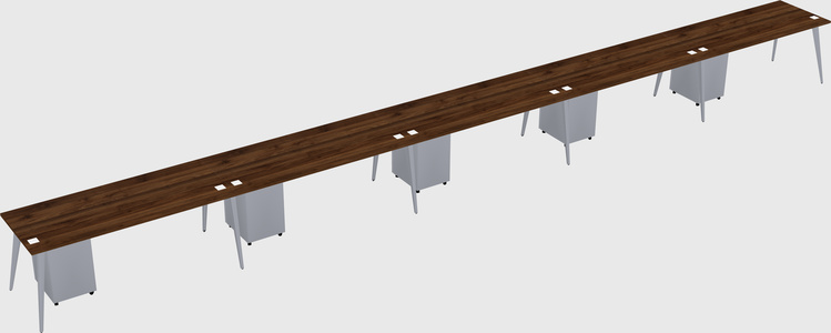 Modern rectangular office desk