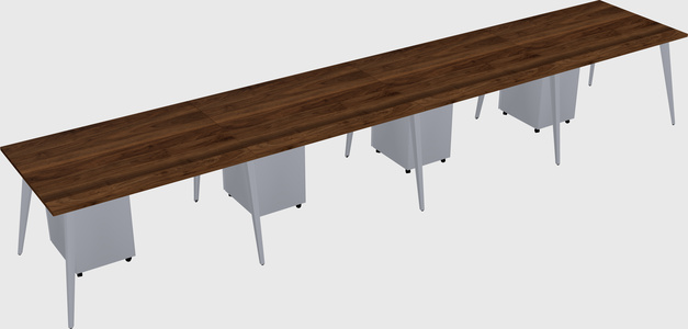 Modern rectangular office desk