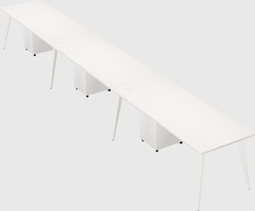 Modern rectangular office desk