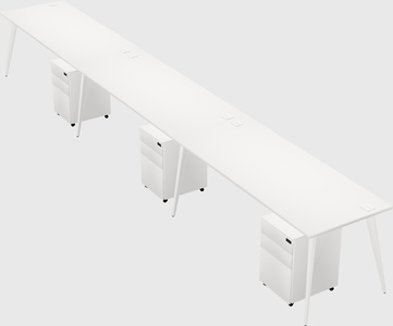 Modern rectangular office desk