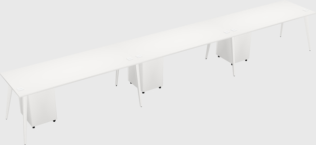 Modern rectangular office desk