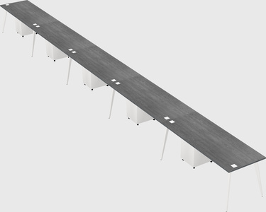 Modern rectangular office desk