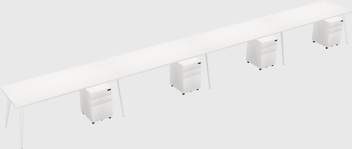 Modern Rectangular Office Desk
