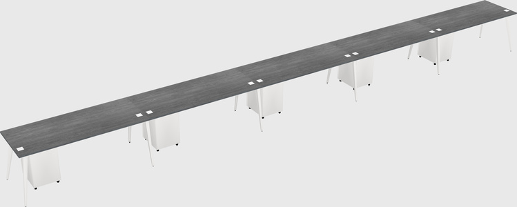 Modern rectangular office desk