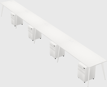 Modern rectangular office desk