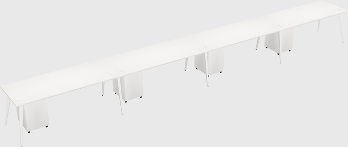Modern rectangular office desk