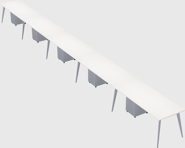 Modern rectangular office desk