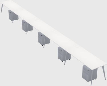 Modern rectangular office desk