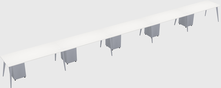 Modern rectangular office desk