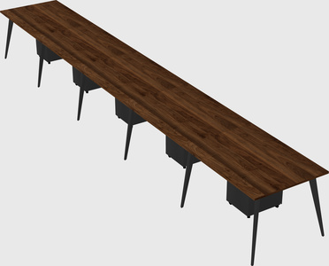 Modern rectangular office desk