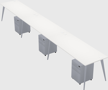 Modern rectangular office desk