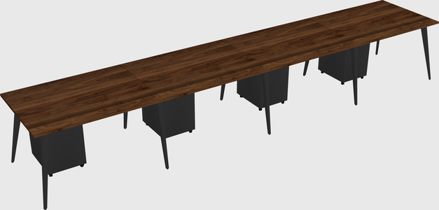Modern rectangular office desk