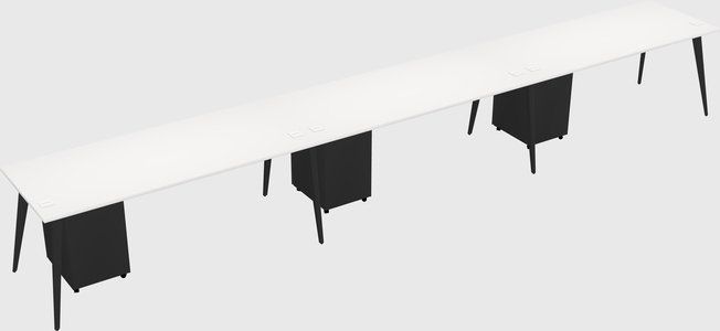 Modern rectangular office desk
