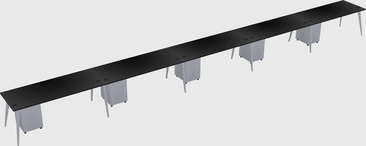 Modern rectangular office desk